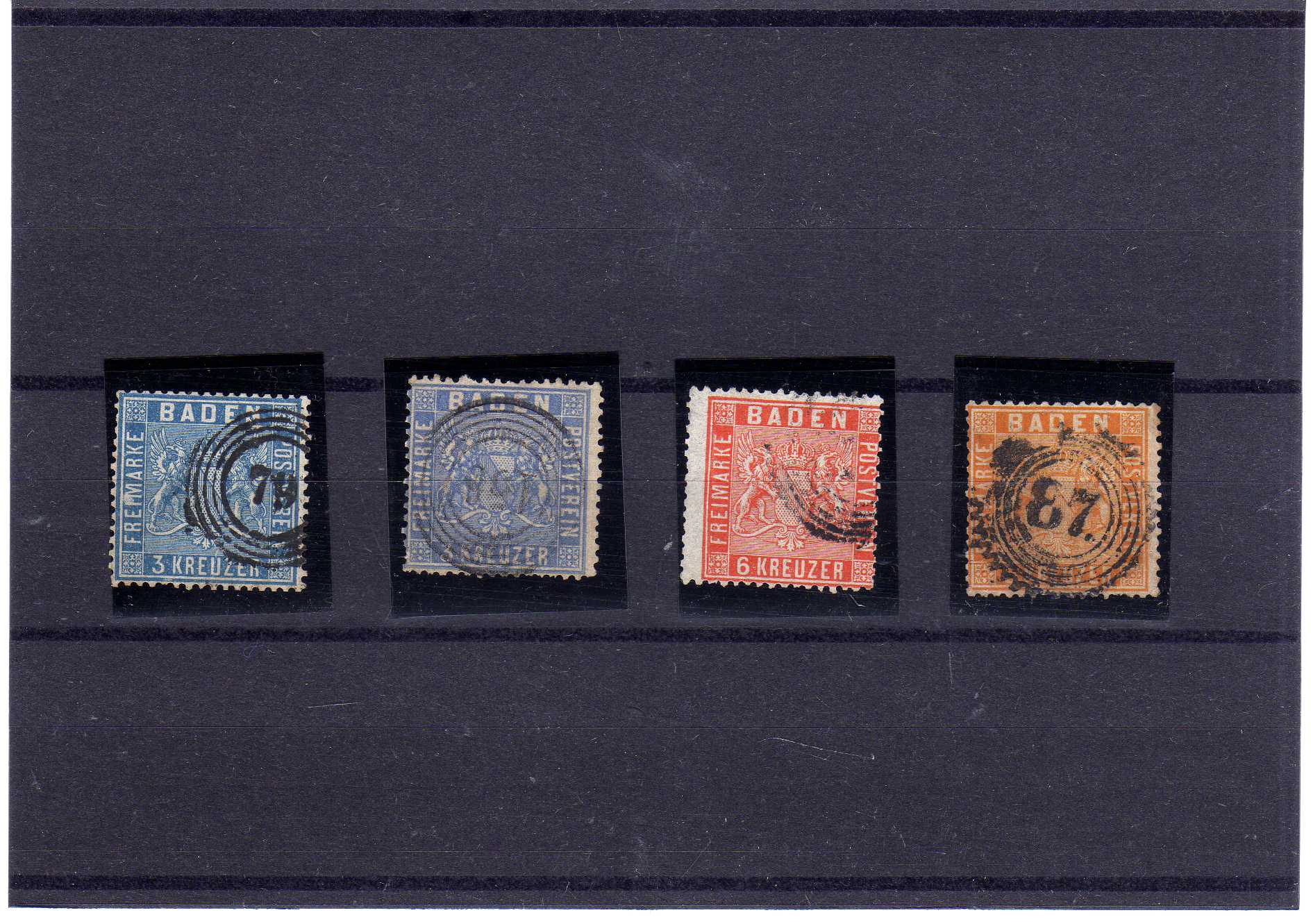 Lot 1833 - germany Old German State Baden -  Georg Bühler Briefmarken Auktionen GmbH Georg Bühler 336 auction