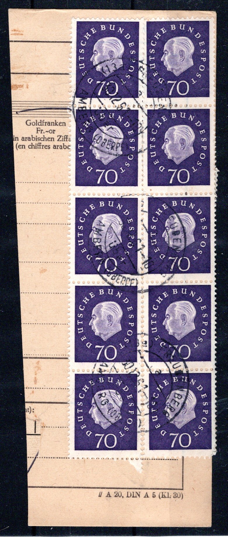 Lot 4429 - germany federal republic -  Georg Bühler Briefmarken Auktionen GmbH Georg Bühler 336 auction