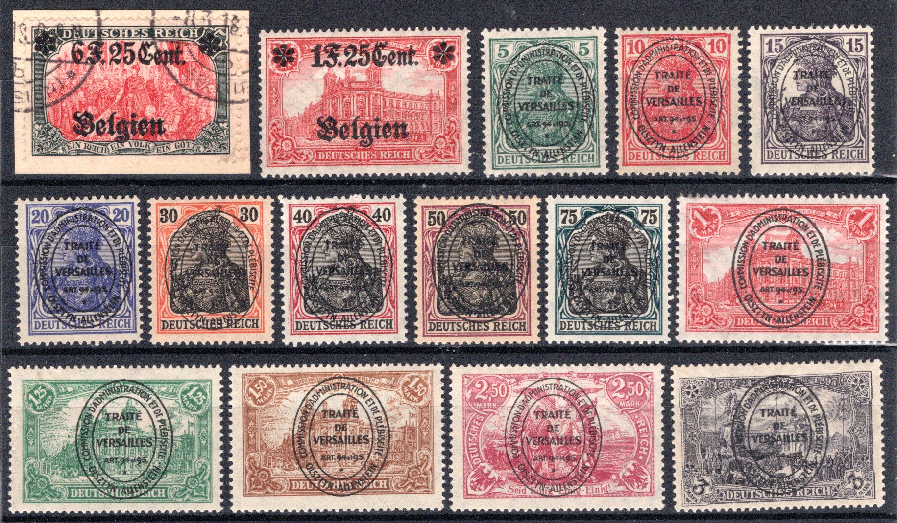 Lot 3677 - germany WWI Occupations (1914-1918) -  Georg Bühler Briefmarken Auktionen GmbH Georg Bühler 336 auction