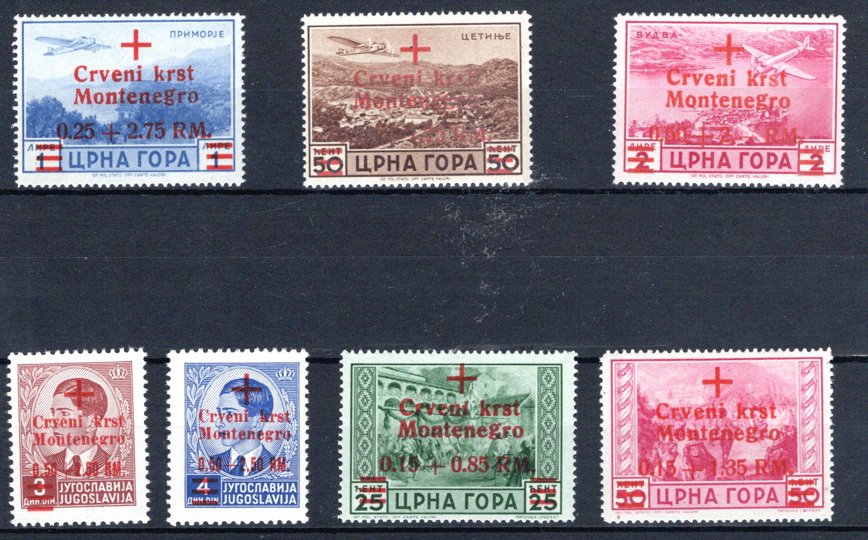 Lot 3859 - germany WWII Occupation Montenegro -  Georg Bühler Briefmarken Auktionen GmbH Georg Bühler 336 auction
