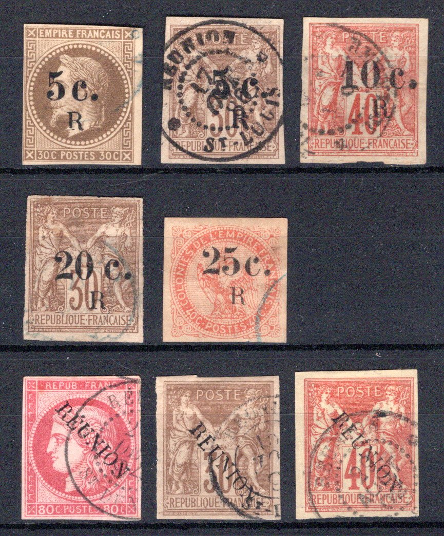 Lot 343 - FRANCE & COLONIES Reunión -  Georg Bühler Briefmarken Auktionen GmbH Georg Bühler 336 auction