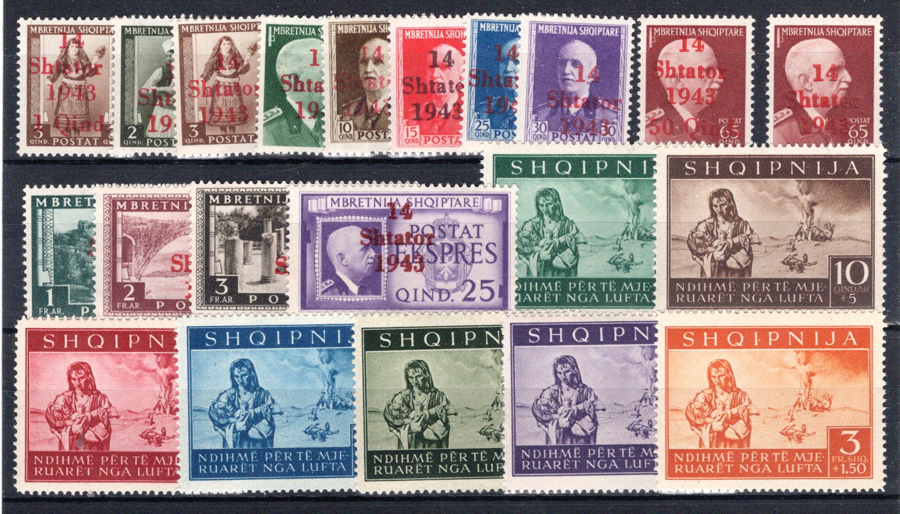 Lot 3723 - germany WWII Occupation Albania -  Georg Bühler Briefmarken Auktionen GmbH Georg Bühler 336 auction