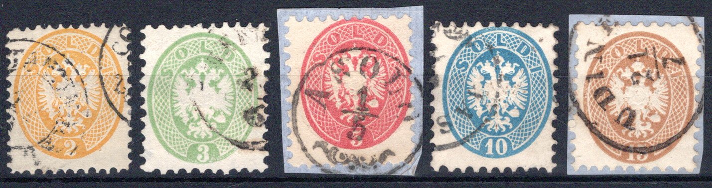 Lot 1366 - Austria Austrian post office Lombardy–Venetia -  Georg Bühler Briefmarken Auktionen GmbH Georg Bühler 336 auction