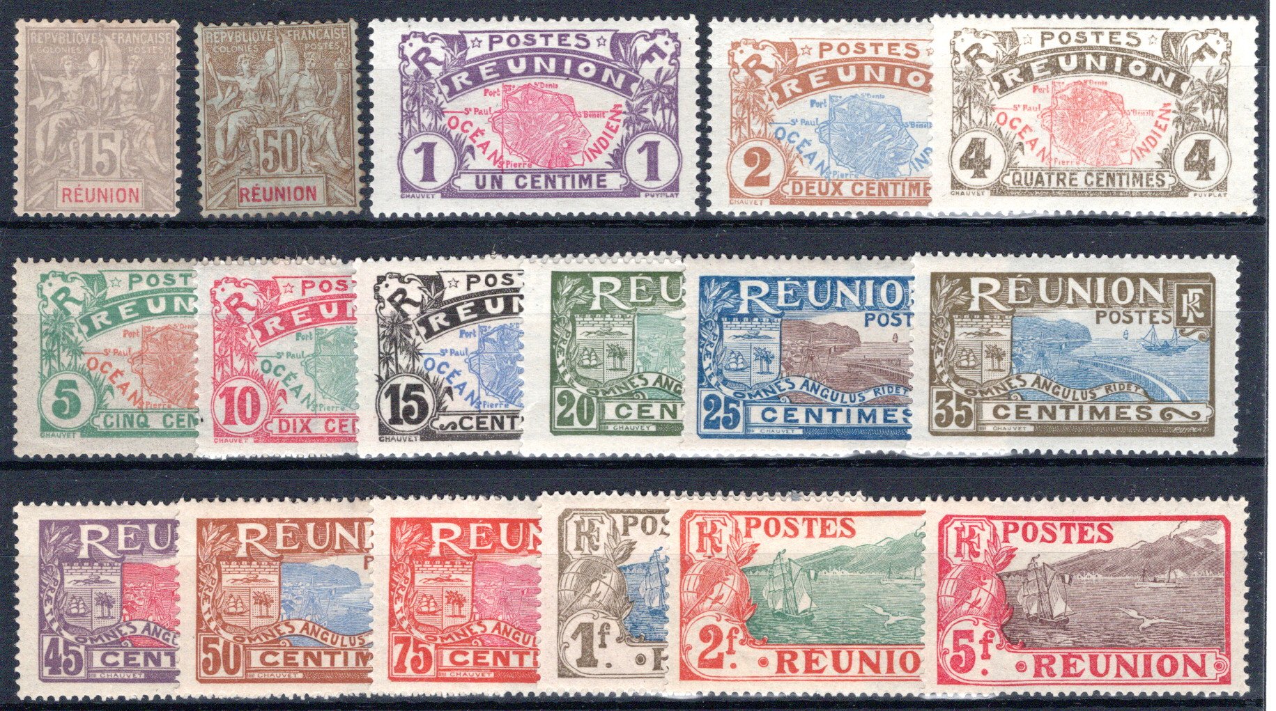 Lot 345 - FRANCE & COLONIES Reunión -  Georg Bühler Briefmarken Auktionen GmbH Georg Bühler 336 auction