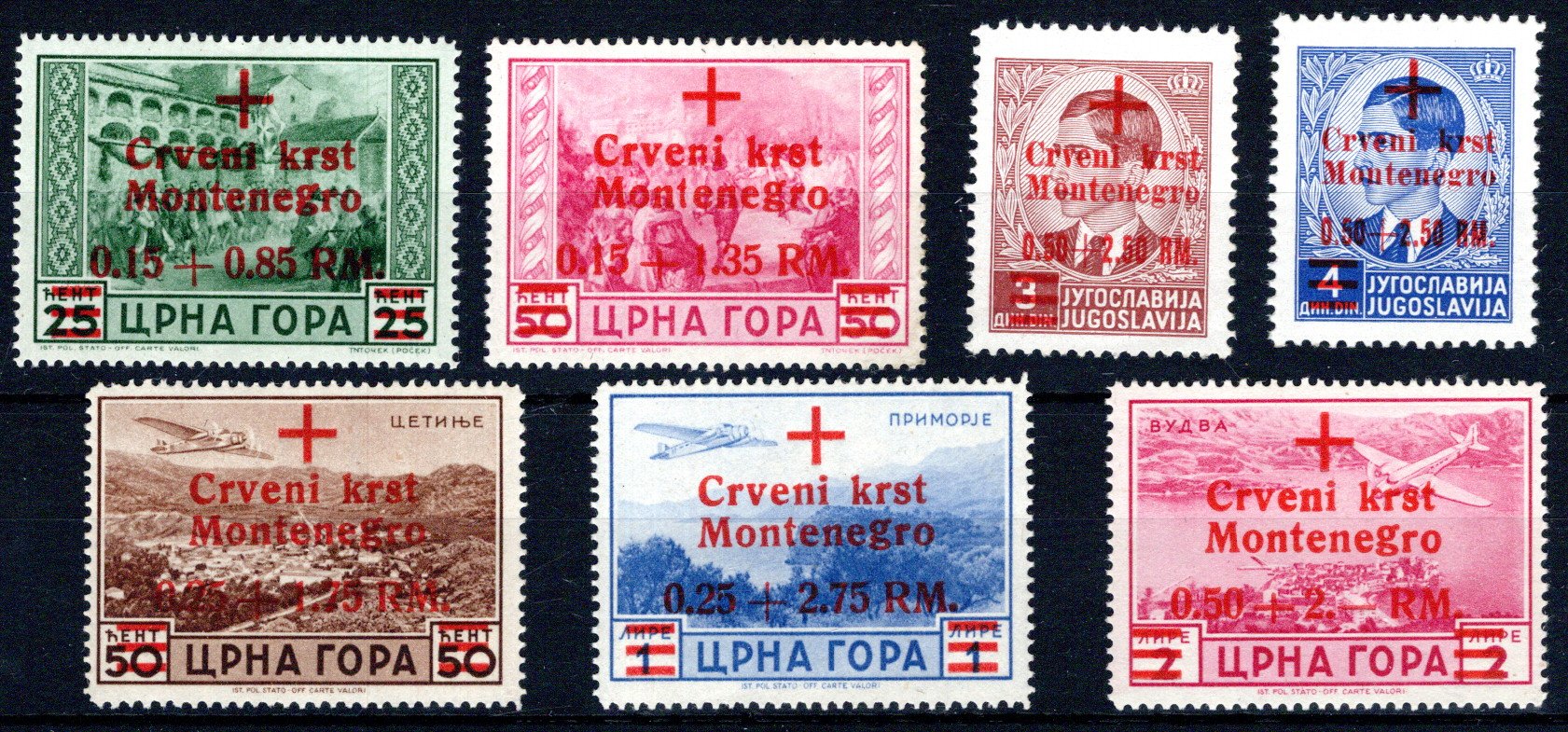 Lot 3858 - germany WWII Occupation Montenegro -  Georg Bühler Briefmarken Auktionen GmbH Georg Bühler 336 auction