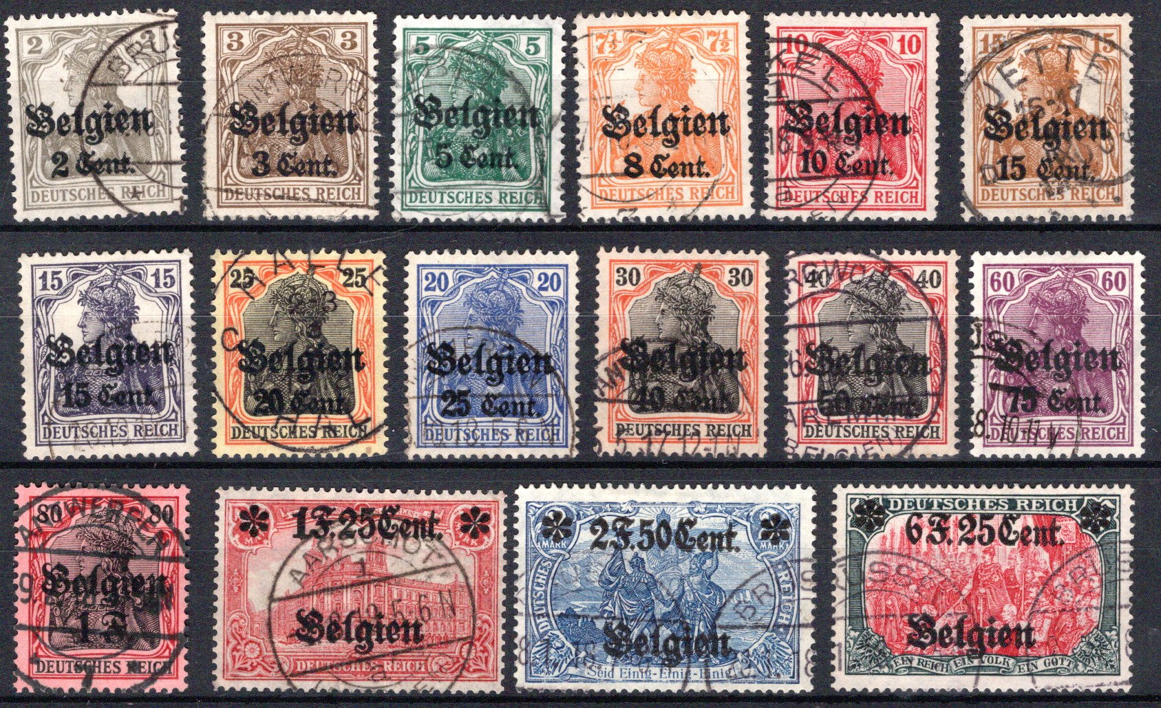 Lot 3670 - germany WWI Occupations (1914-1918) -  Georg Bühler Briefmarken Auktionen GmbH Georg Bühler 336 auction