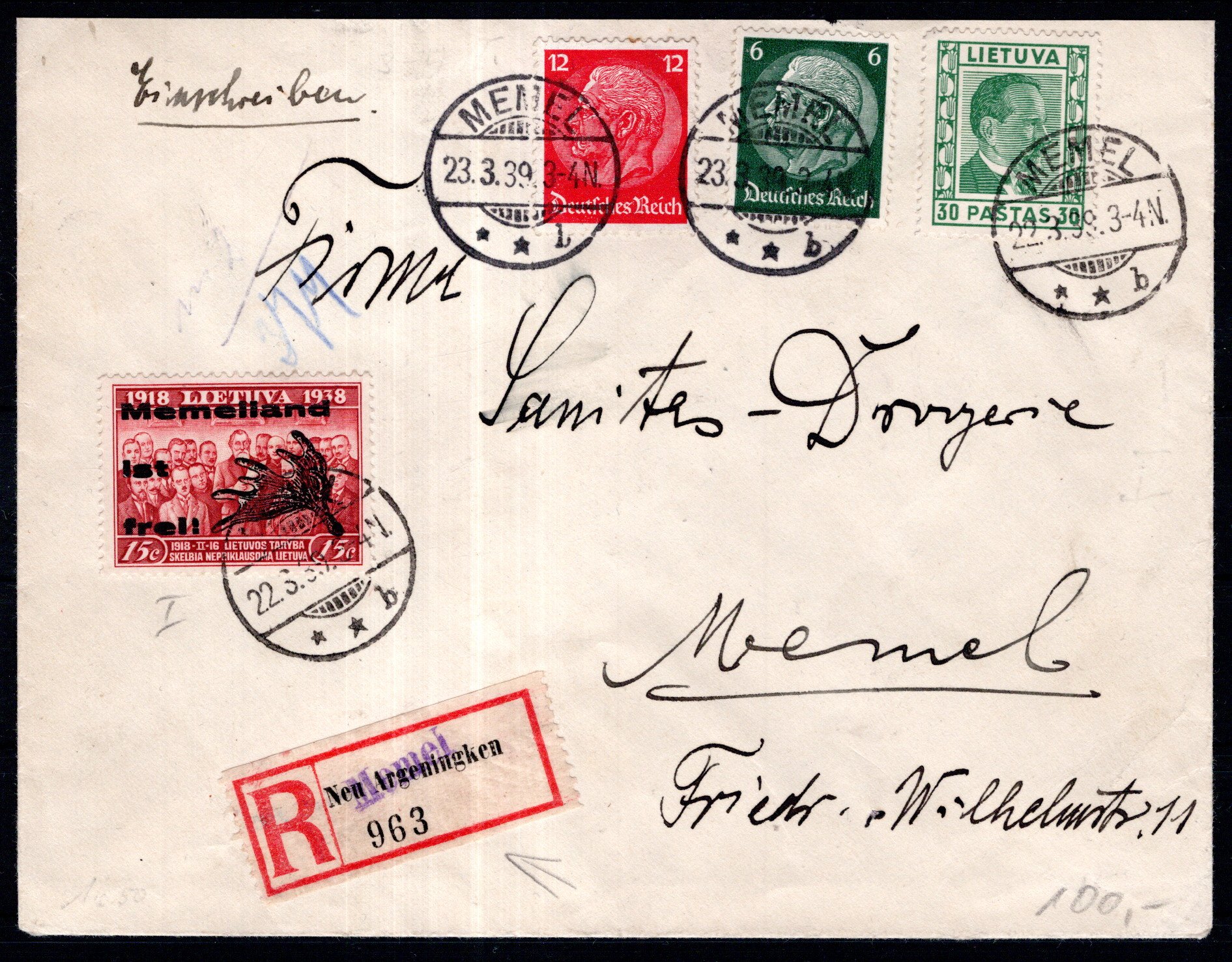 Lot 3622 - germany Memel (Klaipeda) -  Georg Bühler Briefmarken Auktionen GmbH Georg Bühler 336 auction