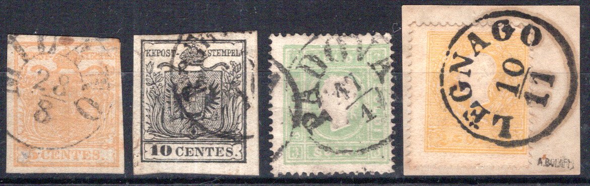 Lot 1365 - Austria Austrian post office Lombardy–Venetia -  Georg Bühler Briefmarken Auktionen GmbH Georg Bühler 342 auction
