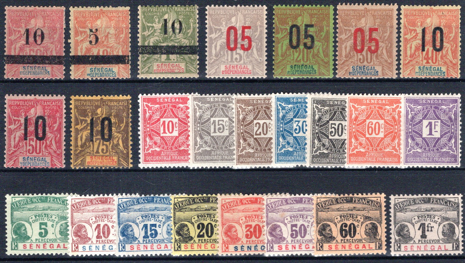 Lot 597 - FRANCE & COLONIES senegal -  Georg Bühler Briefmarken Auktionen GmbH Georg Bühler 342 auction
